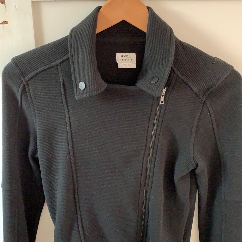 Cotton Moto-Style Jacket / Blazer - Picture 5 of 9